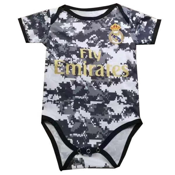 Camiseta Real Madrid Onesies Niño 2019/20 Blanco Gris